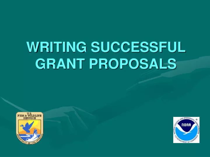 writing successful grant proposals