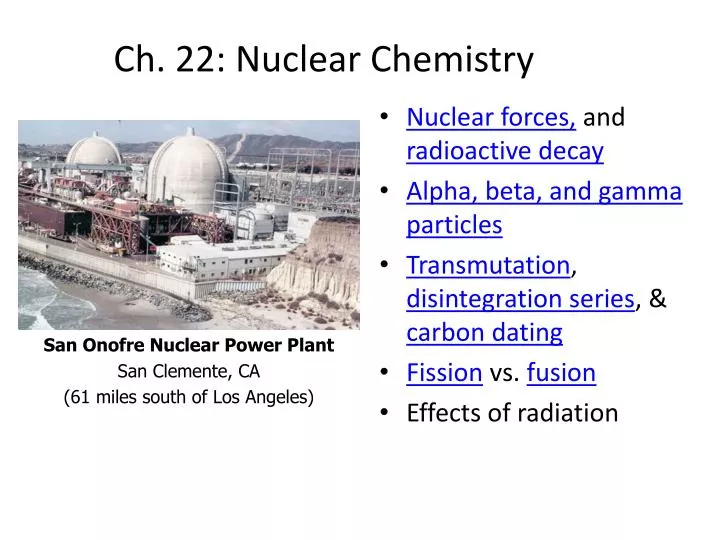 ch 22 nuclear chemistry