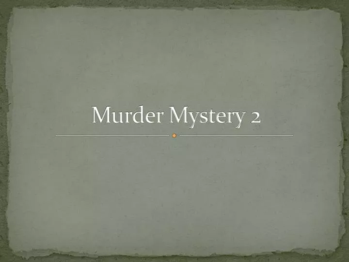 Murder Mystery 2 Prime Gaming Code (2023)