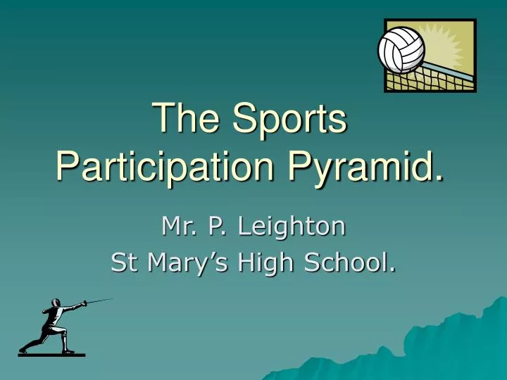 the sports participation pyramid