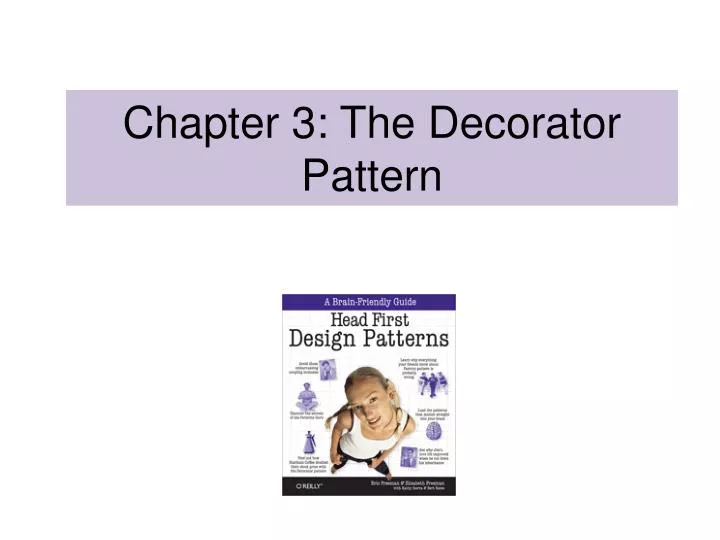 chapter 3 the decorator pattern