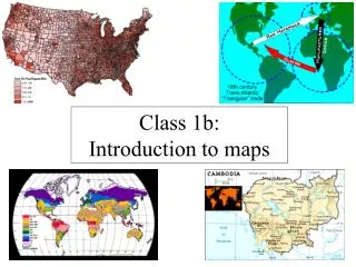 class 1b introduction to maps