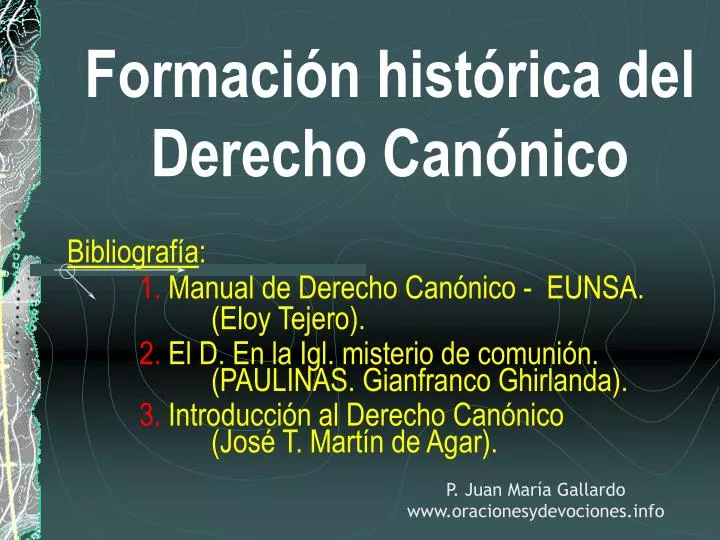 formaci n hist rica del derecho can nico