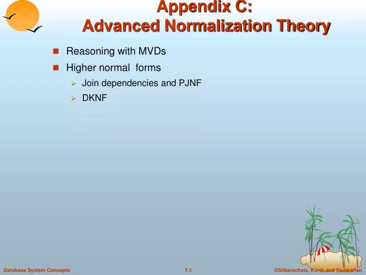appendix c advanced normalization theory