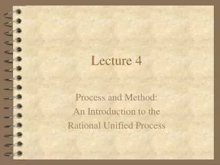 Lecture 4