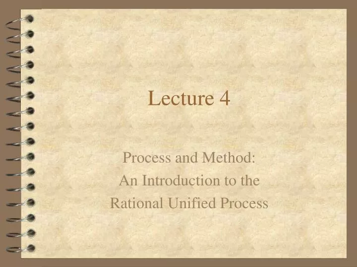 lecture 4