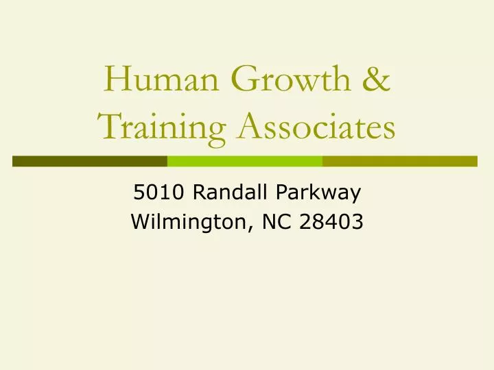 human growth training associates