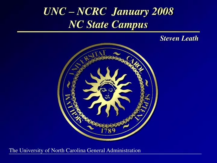 unc ncrc january 2008 nc state campus