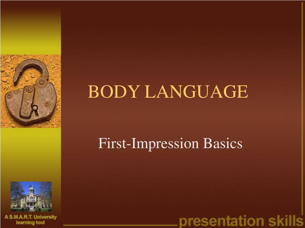 PPT - BODY LANGUAGE PowerPoint Presentation, free download - ID:1274602