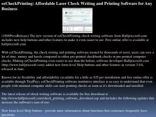 ezcheckprinting: affordable laser check writing and printing