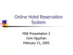 Online Hotel Reservation System