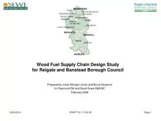 Wood Fuel Supply Chain Design Study for Reigate and Banstead Borough Council