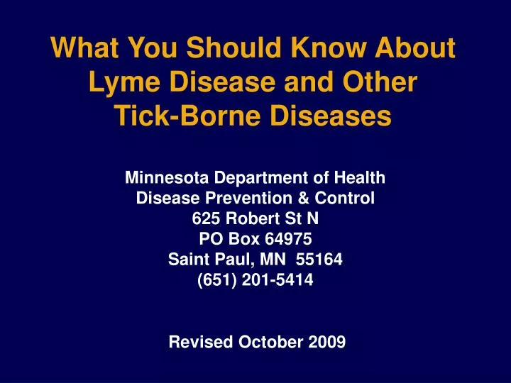 what you should know about lyme disease and other tick borne diseases