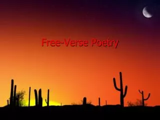 Free-Verse Poetry