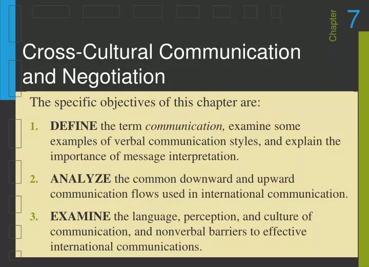 cross cultural communication and negotiation