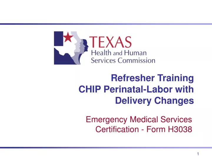 refresher training chip perinatal labor with delivery changes