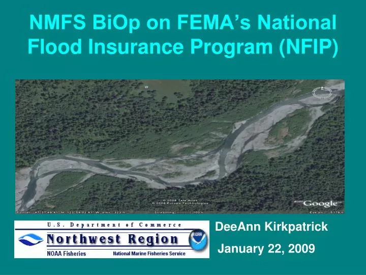 nmfs biop on fema s national flood insurance program nfip