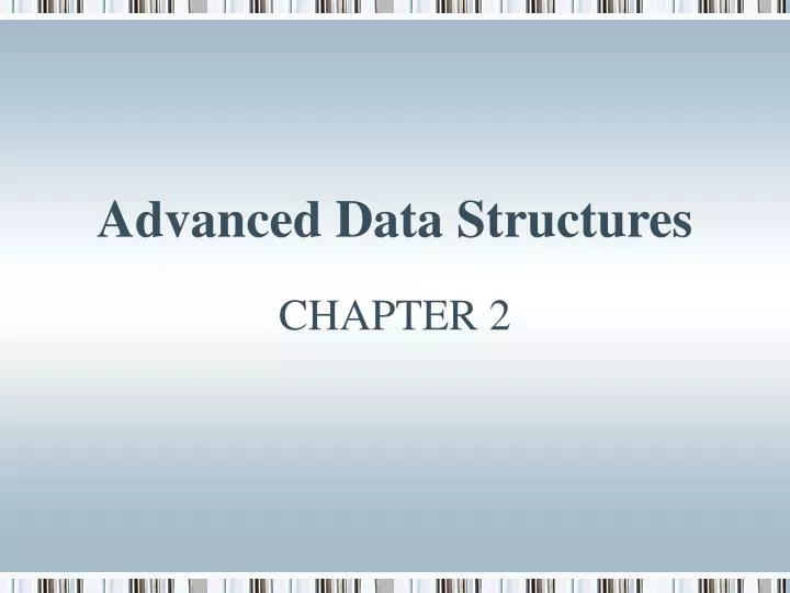 advanced data structures