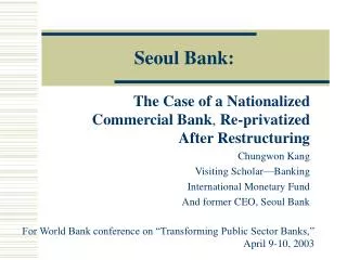 Seoul Bank: