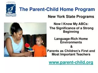 The Parent-Child Home Program
