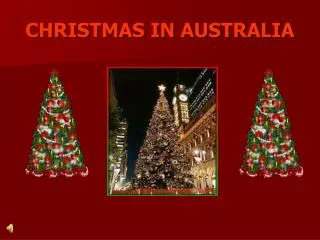 CHRISTMAS IN AUSTRALIA