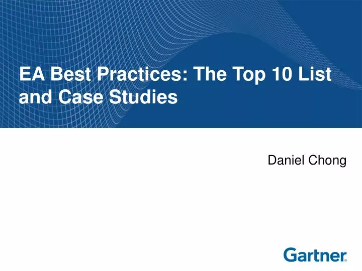 ea best practices the top 10 list and case studies