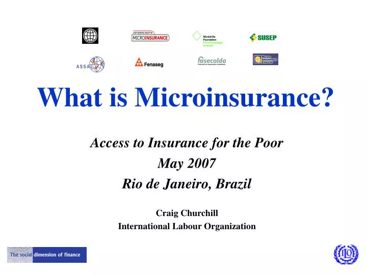 what is microinsurance