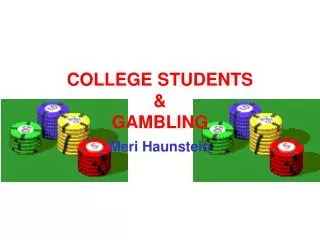 college students gambling