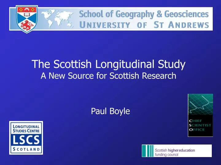 the scottish longitudinal study a new source for scottish research