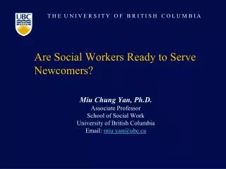 Are Social Workers Ready to Serve Newcomers?