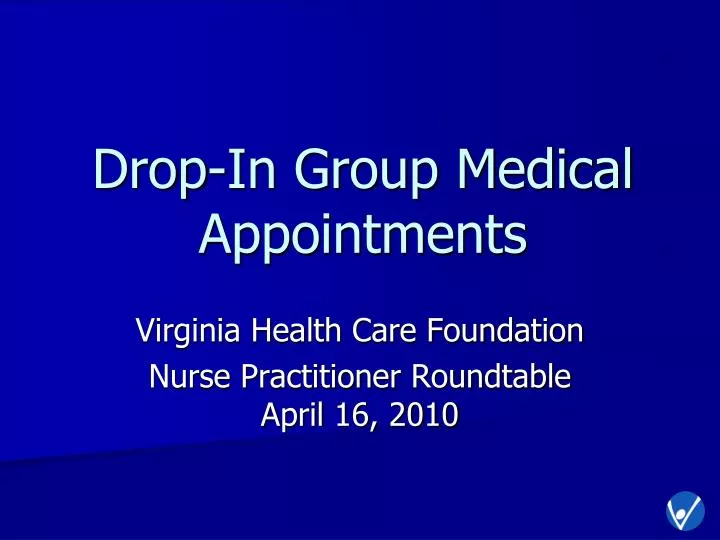drop in group medical appointments