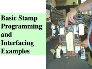 Basic Stamp Programming and Interfacing Examples