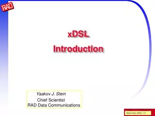 x DSL Introduction