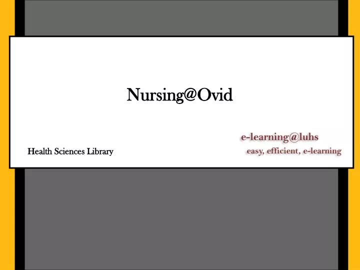 nursing@ovid