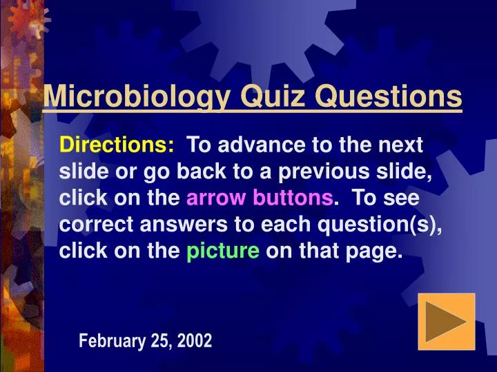 microbiology quiz questions