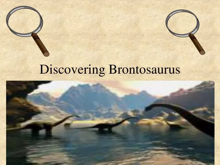 discovering brontosaurus
