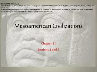 Mesoamerican Civilizations