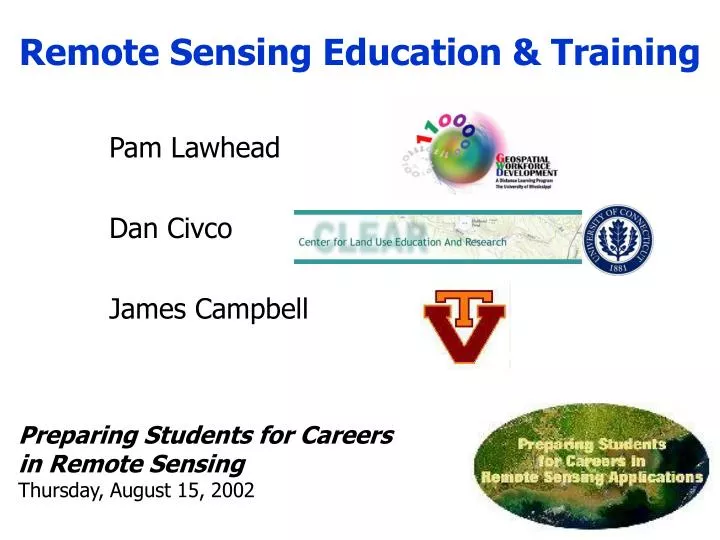 remote sensing education training