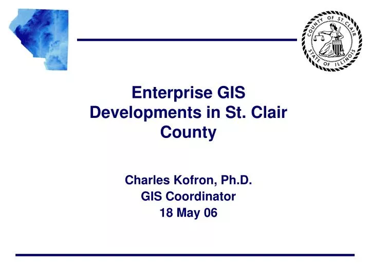 enterprise gis developments in st clair county