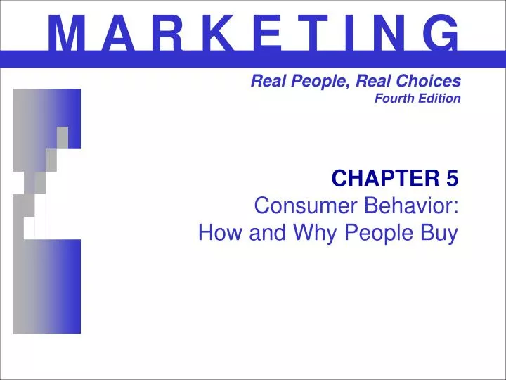 chapter 5 consumer behavior how and why people buy