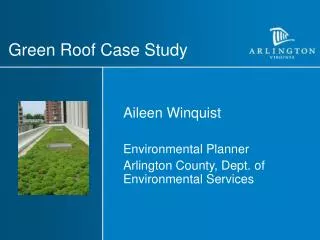 Green Roof Case Study