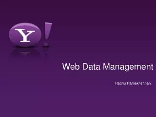 Web Data Management