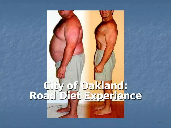 city of oakland road diet experience