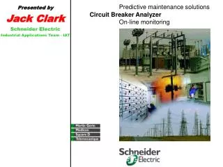 Predictive maintenance solutions Circuit Breaker Analyzer On-line monitoring