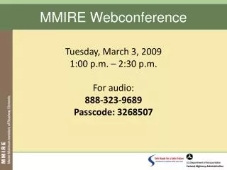 MMIRE Webconference