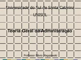teoria geral da administra o