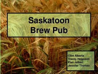 Saskatoon Brew Pub