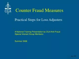 Counter Fraud Measures