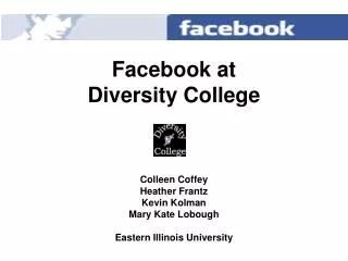 Facebook at Diversity College