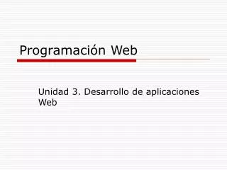 programaci n web